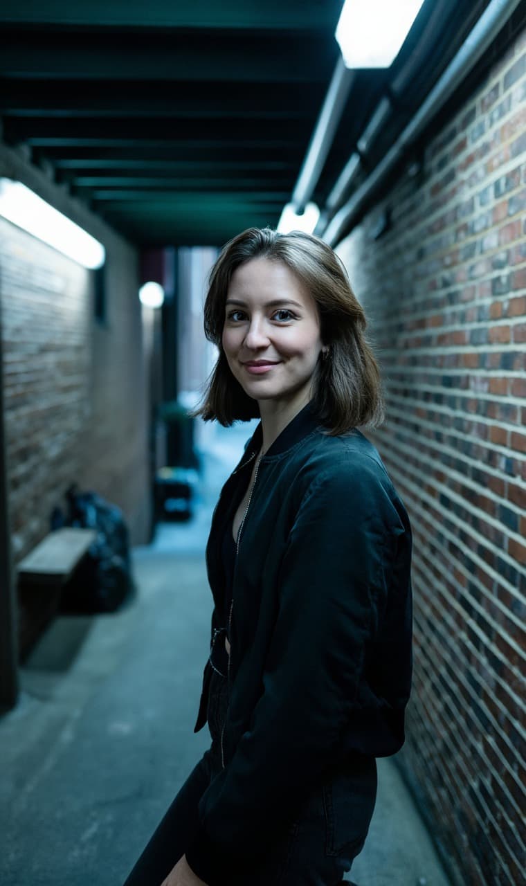 Futuristic Staircase Fashion Campaign - Before