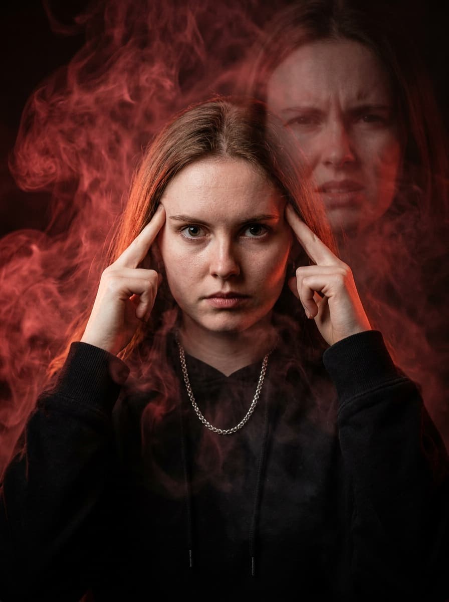 Psychic Turmoil Portrait - After